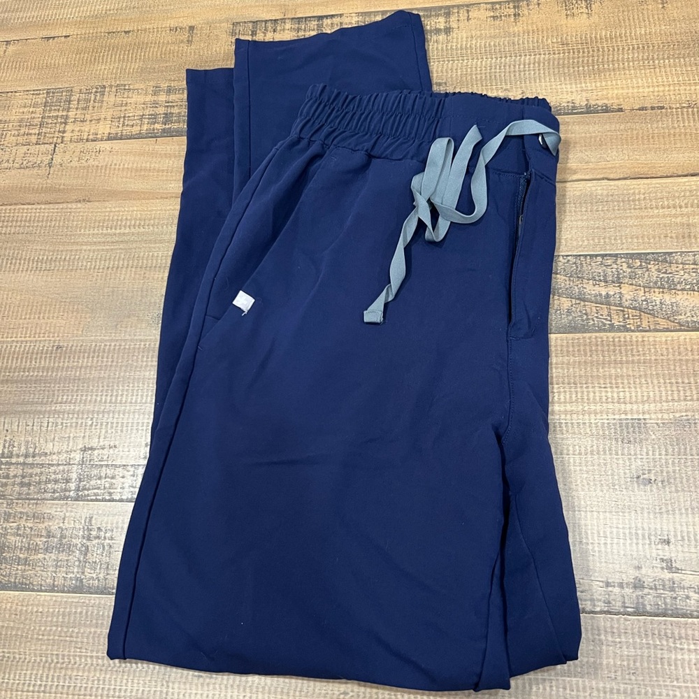 Figs Women Scrub Bottoms Navy Blue Size Medium